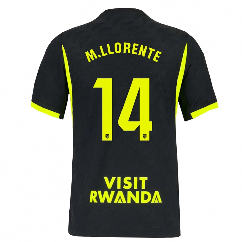 Danxen Pánské Marcos Llorente #14 Jasně Zelená Černá Daleko Hráčské Dresy 2026/27 Dres