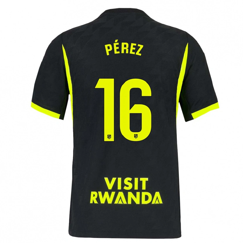 Danxen Pánské Dani Pérez #16 Jasně Zelená Černá Daleko Hráčské Dresy 2026/27 Dres