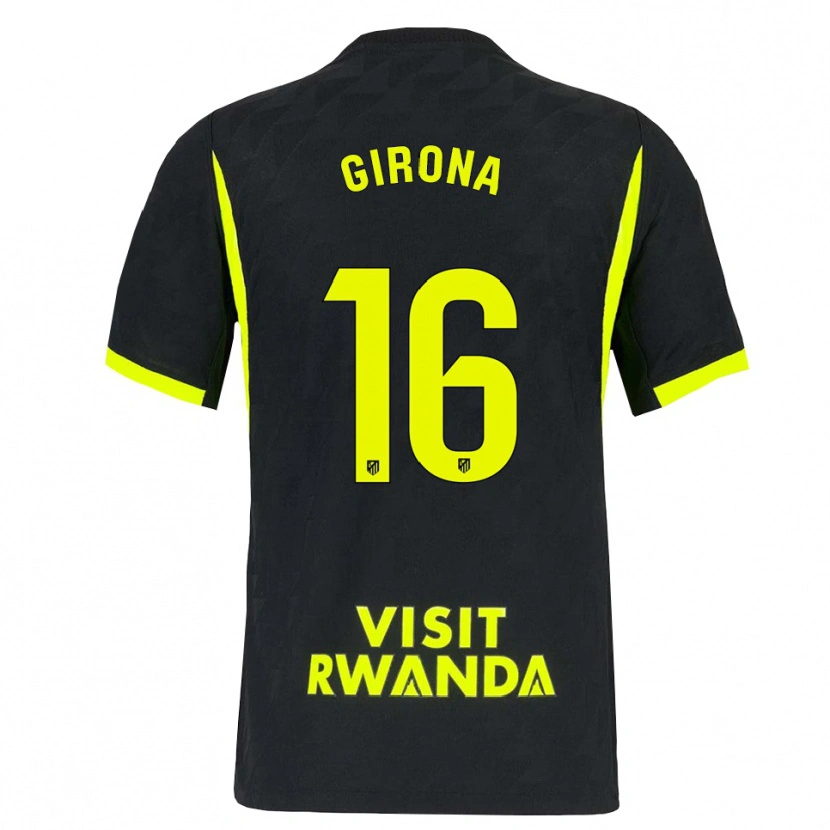 Danxen Pánské Raúl Girona #16 Jasně Zelená Černá Daleko Hráčské Dresy 2026/27 Dres