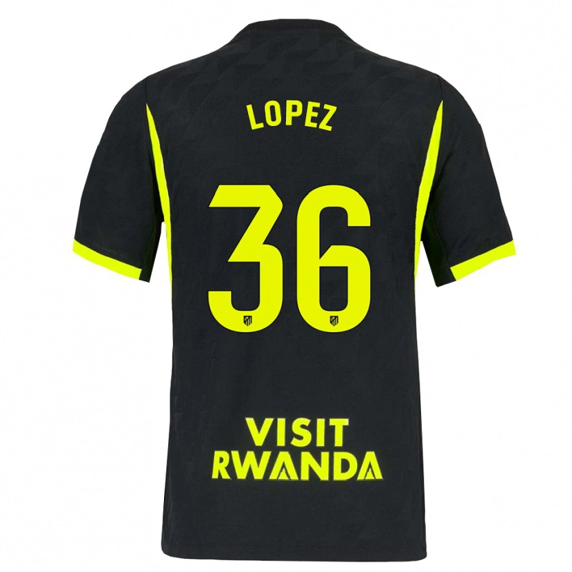 Danxen Pánské David Lopez #36 Jasně Zelená Černá Daleko Hráčské Dresy 2026/27 Dres