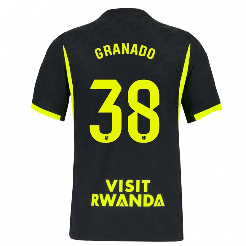Danxen Pánské Adrian Granado #38 Jasně Zelená Černá Daleko Hráčské Dresy 2026/27 Dres