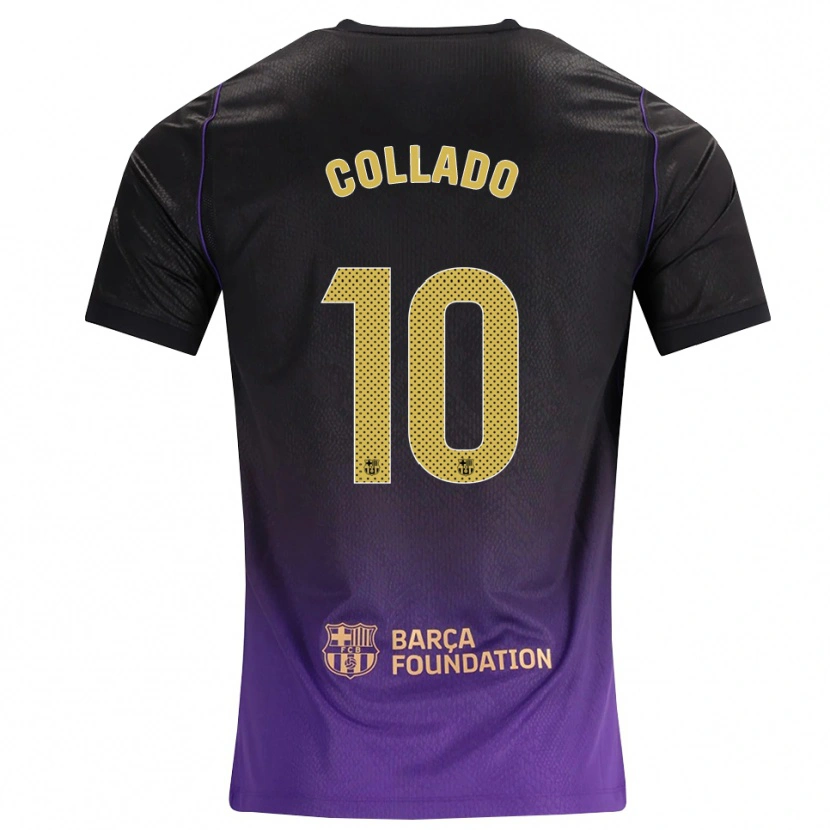 Danxen Pánské Alex Collado #10 Fialová Žlutá Černá Daleko Hráčské Dresy 2026/27 Dres
