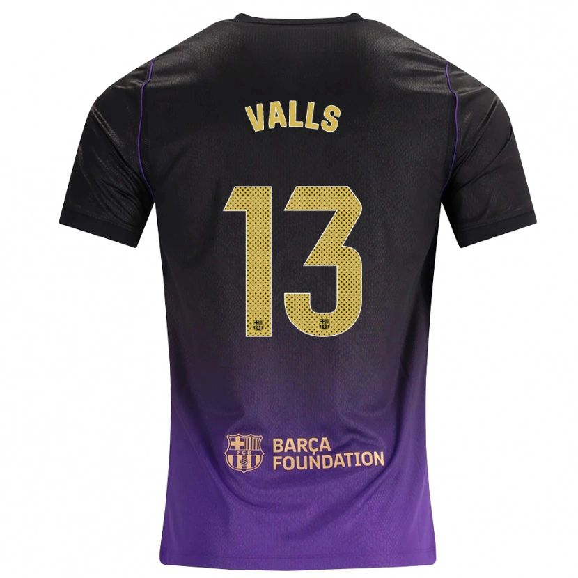 Danxen Pánské Gerard Valls #13 Fialová Žlutá Černá Daleko Hráčské Dresy 2026/27 Dres