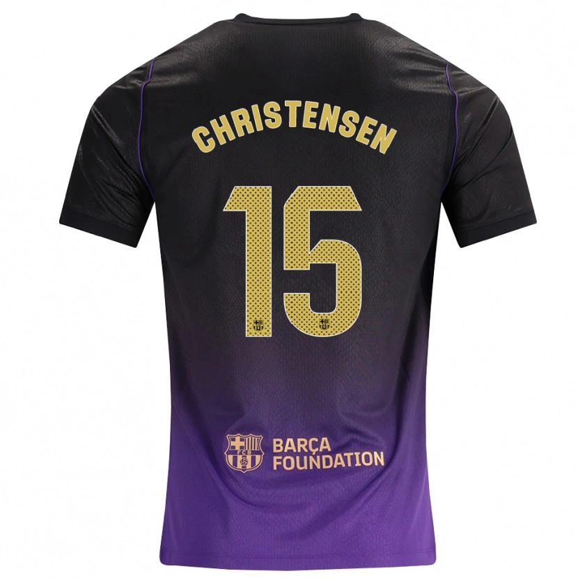 Danxen Pánské Andreas Christensen #15 Fialová Žlutá Černá Daleko Hráčské Dresy 2026/27 Dres