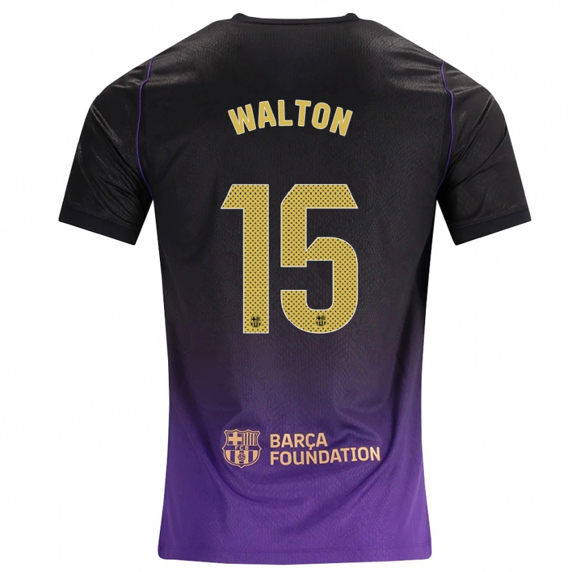 Danxen Pánské Alex Walton #15 Fialová Žlutá Černá Daleko Hráčské Dresy 2026/27 Dres