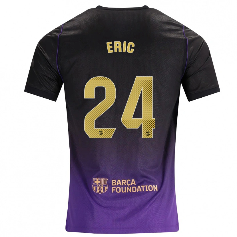Danxen Pánské Eric García #24 Fialová Žlutá Černá Daleko Hráčské Dresy 2026/27 Dres