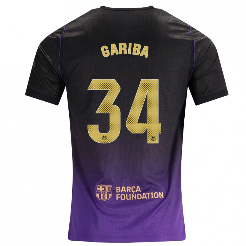 Danxen Pánské Hafiz Gariba #34 Fialová Žlutá Černá Daleko Hráčské Dresy 2026/27 Dres