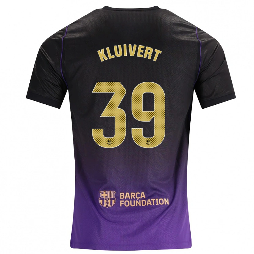 Danxen Pánské Shane Kluivert #39 Fialová Žlutá Černá Daleko Hráčské Dresy 2026/27 Dres