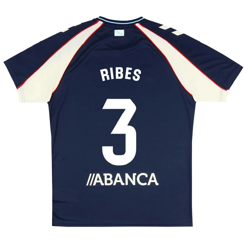 Danxen Pánské Kike Ribes #3 Královská Modř Červená Bílá Daleko Hráčské Dresy 2026/27 Dres