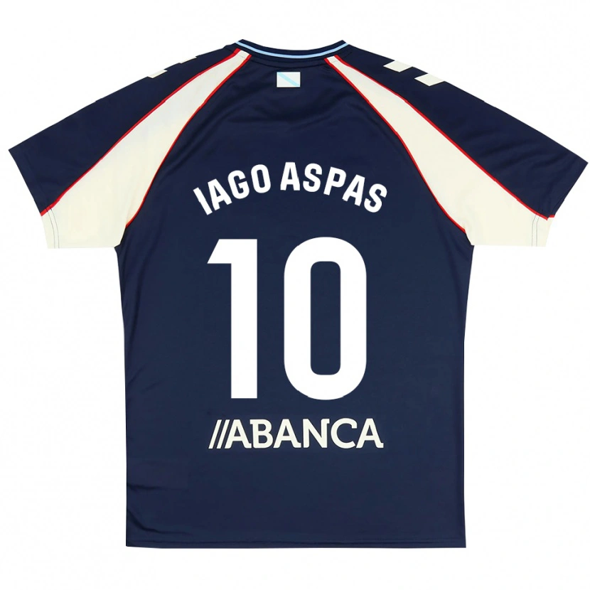 Danxen Pánské Iago Aspas #10 Královská Modř Červená Bílá Daleko Hráčské Dresy 2026/27 Dres