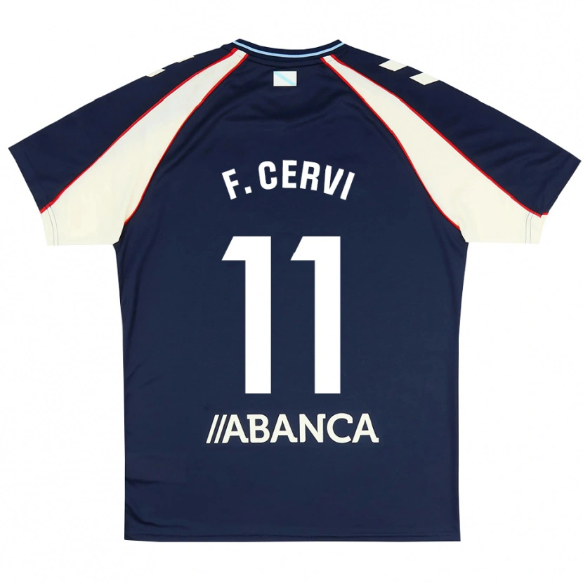 Danxen Pánské Franco Cervi #11 Královská Modř Červená Bílá Daleko Hráčské Dresy 2026/27 Dres