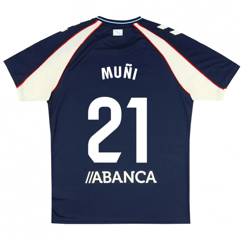 Danxen Pánské Sara Álvarez Muñi #21 Královská Modř Červená Bílá Daleko Hráčské Dresy 2026/27 Dres