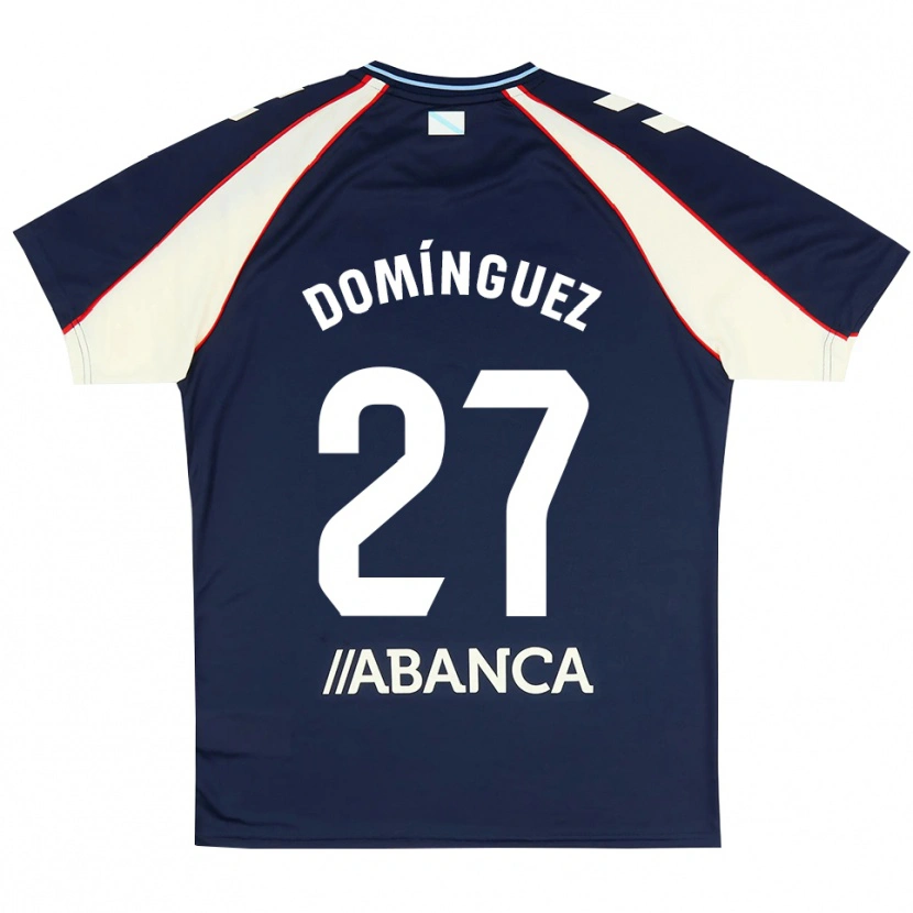 Danxen Pánské Emma Domínguez #27 Královská Modř Červená Bílá Daleko Hráčské Dresy 2026/27 Dres