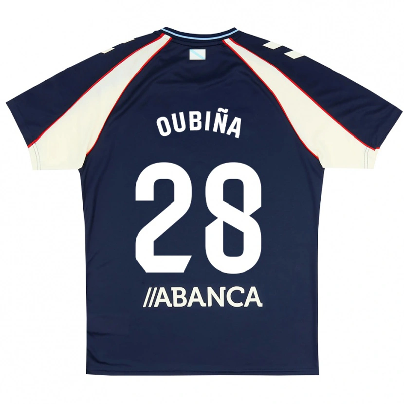 Danxen Pánské Jimena Oubiña #28 Královská Modř Červená Bílá Daleko Hráčské Dresy 2026/27 Dres
