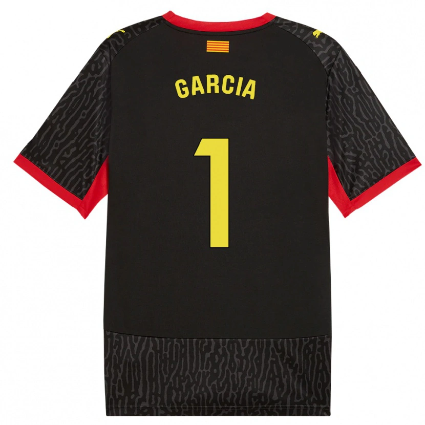 Danxen Pánské Lucas García #1 Černá Žlutá Červená Daleko Hráčské Dresy 2026/27 Dres