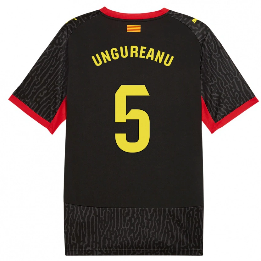 Danxen Pánské Bogdan Ungureanu #5 Černá Žlutá Červená Daleko Hráčské Dresy 2026/27 Dres