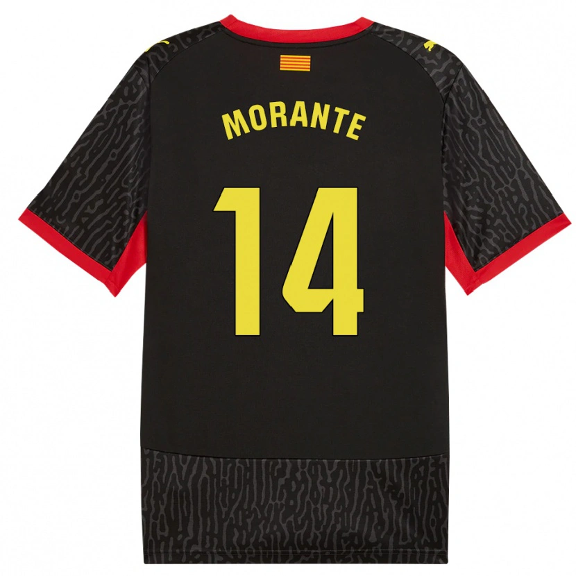 Danxen Pánské Iván Morante #14 Černá Žlutá Červená Daleko Hráčské Dresy 2026/27 Dres