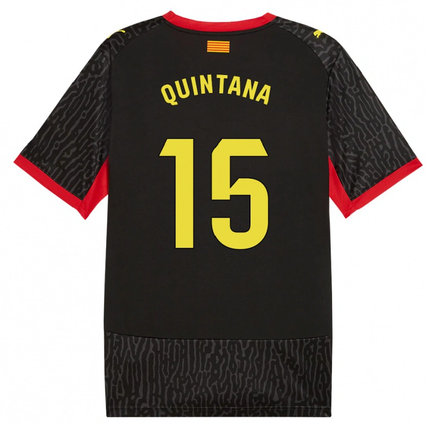 Danxen Pánské Amru Quintana #15 Černá Žlutá Červená Daleko Hráčské Dresy 2026/27 Dres