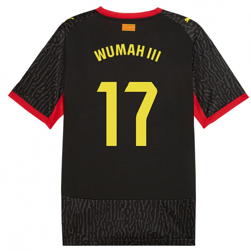 Danxen Pánské Edward Wumah Iii #17 Černá Žlutá Červená Daleko Hráčské Dresy 2026/27 Dres