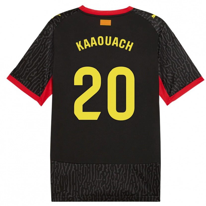 Danxen Pánské Nabil Kaaouach #20 Černá Žlutá Červená Daleko Hráčské Dresy 2026/27 Dres