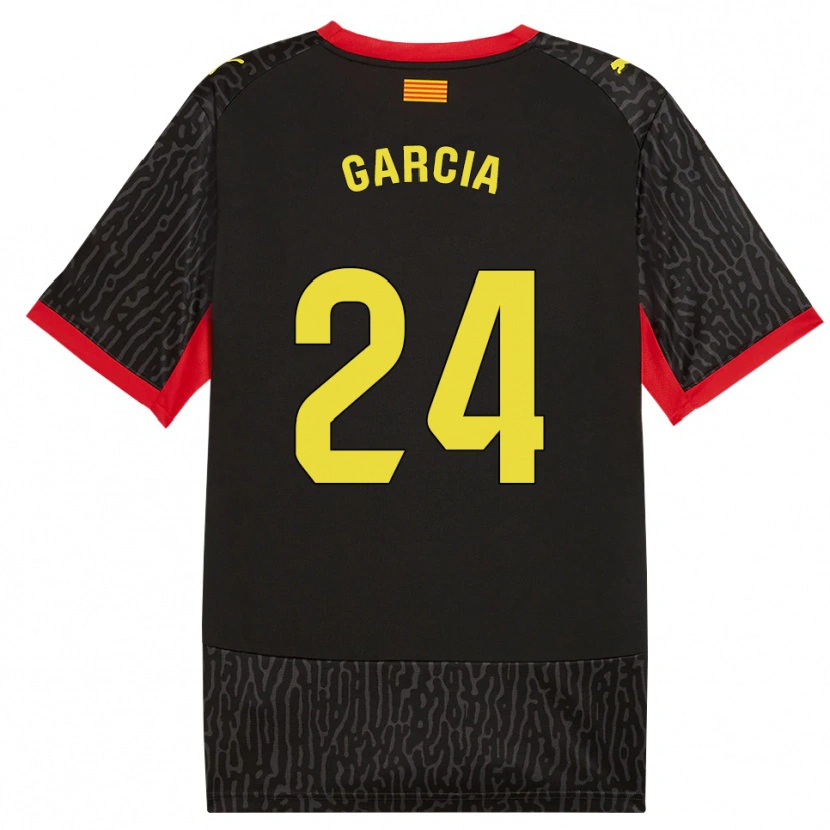 Danxen Pánské Borja García #24 Černá Žlutá Červená Daleko Hráčské Dresy 2026/27 Dres