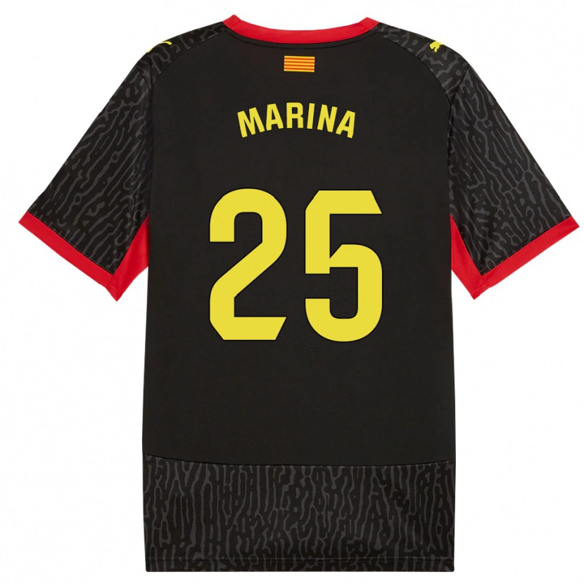 Danxen Pánské Sergi Marina #25 Černá Žlutá Červená Daleko Hráčské Dresy 2026/27 Dres