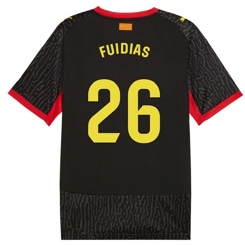 Danxen Pánské Toni Fuidias #26 Černá Žlutá Červená Daleko Hráčské Dresy 2026/27 Dres