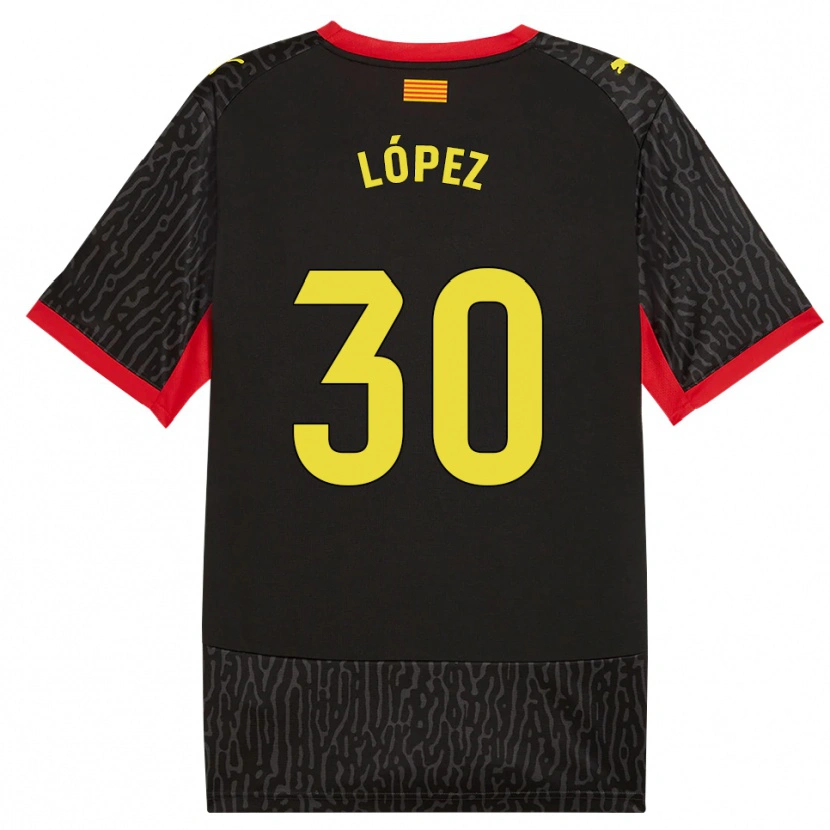 Danxen Pánské Pau López #30 Černá Žlutá Červená Daleko Hráčské Dresy 2026/27 Dres