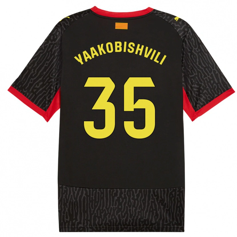 Danxen Pánské Antal Yaakobishvili #35 Černá Žlutá Červená Daleko Hráčské Dresy 2026/27 Dres