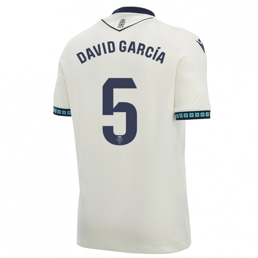Danxen Pánské David García #5 Bílá Černá Světle Nebesky Modrá Daleko Hráčské Dresy 2026/27 Dres