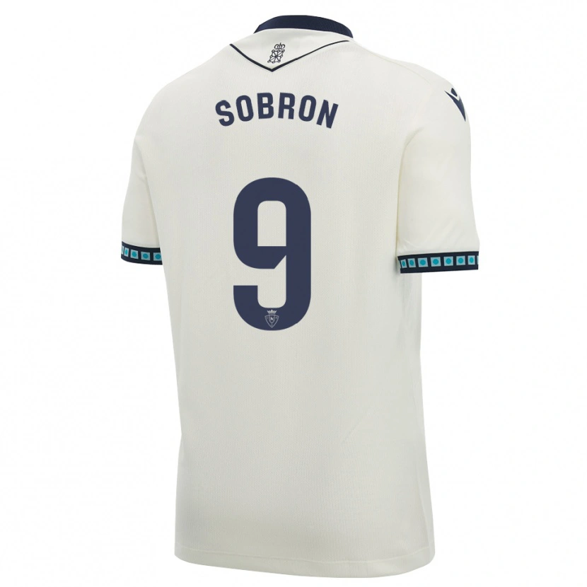 Danxen Pánské Carmen Sobrón Olarte #9 Bílá Černá Světle Nebesky Modrá Daleko Hráčské Dresy 2026/27 Dres