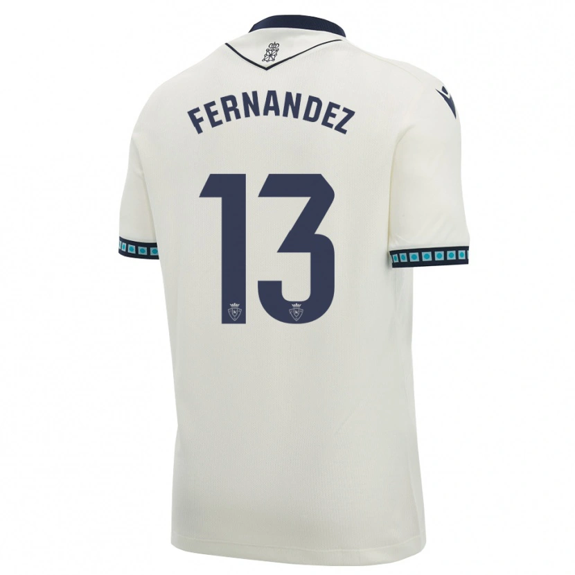 Danxen Pánské Aitor Fernández #13 Bílá Černá Světle Nebesky Modrá Daleko Hráčské Dresy 2026/27 Dres