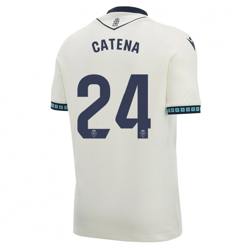 Danxen Pánské Alejandro Catena #24 Bílá Černá Světle Nebesky Modrá Daleko Hráčské Dresy 2026/27 Dres