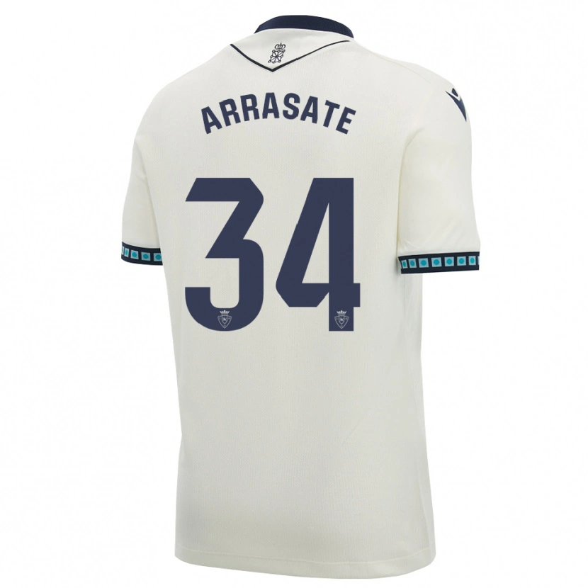 Danxen Pánské Ibai Arrasate #34 Bílá Černá Světle Nebesky Modrá Daleko Hráčské Dresy 2026/27 Dres