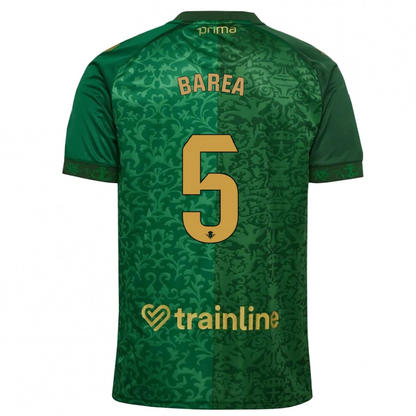 Danxen Pánské Ismael Barea #5 Lesní Zelená Tmavě Zlatohnědá Daleko Hráčské Dresy 2026/27 Dres