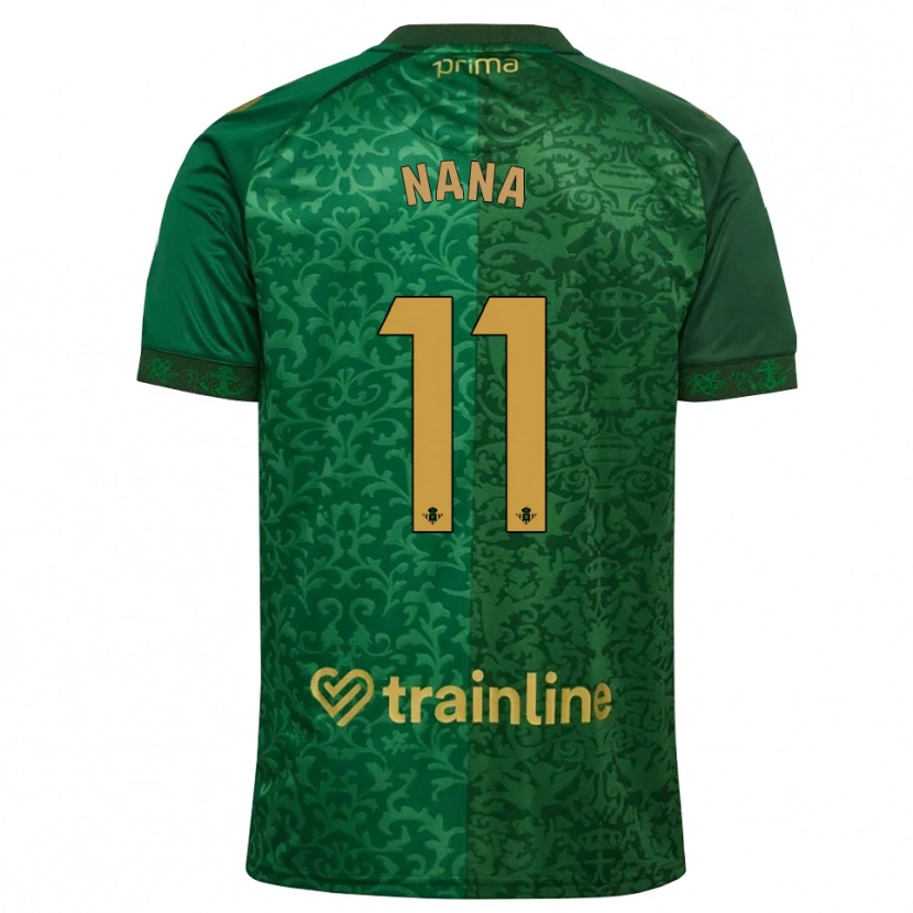 Danxen Pánské Nuria Ligero Fernández #11 Lesní Zelená Tmavě Zlatohnědá Daleko Hráčské Dresy 2026/27 Dres