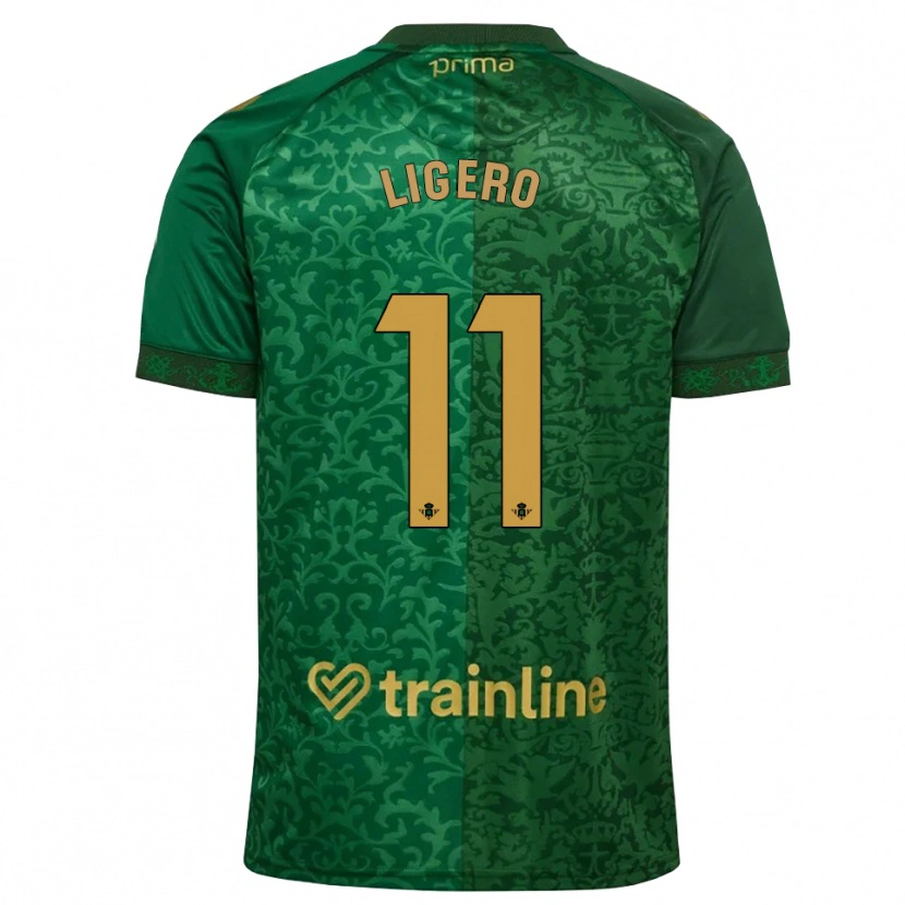 Danxen Pánské Nuria Ligero #11 Lesní Zelená Tmavě Zlatohnědá Daleko Hráčské Dresy 2026/27 Dres