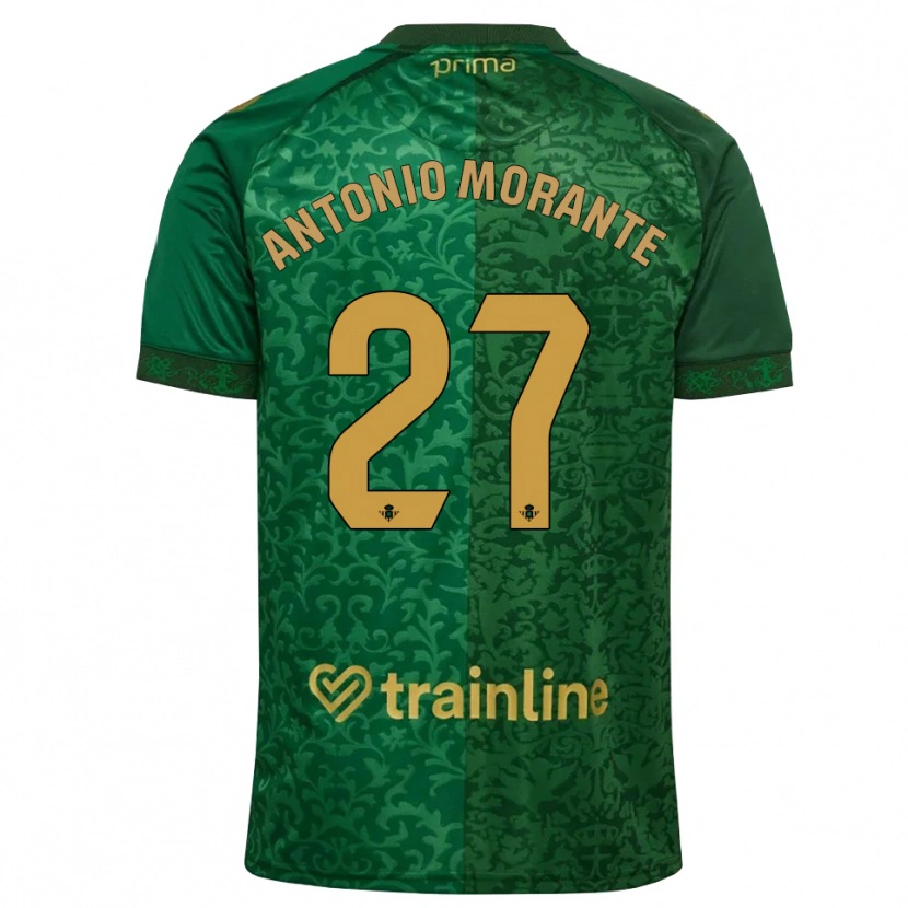 Danxen Pánské José Antonio Morante #27 Lesní Zelená Tmavě Zlatohnědá Daleko Hráčské Dresy 2026/27 Dres