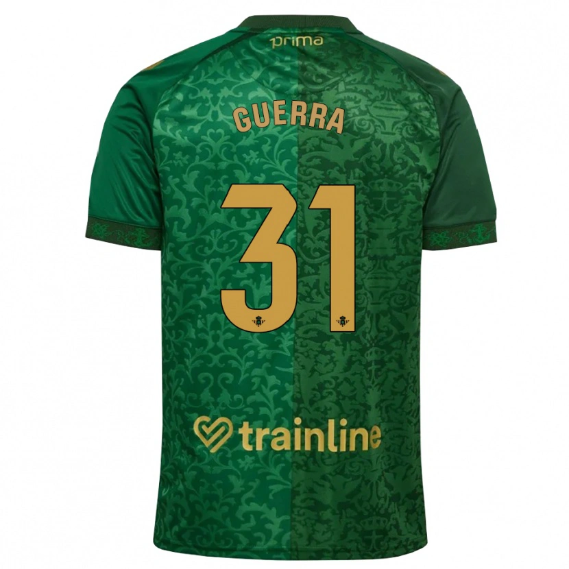 Danxen Pánské Ana Guerra Morcillo #31 Lesní Zelená Tmavě Zlatohnědá Daleko Hráčské Dresy 2026/27 Dres