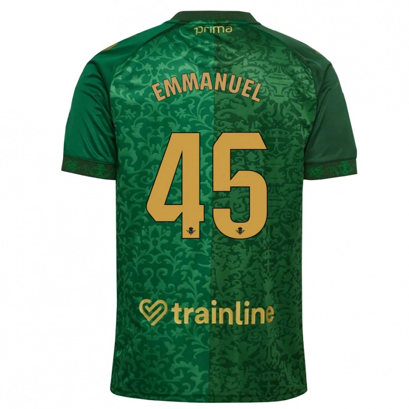 Danxen Pánské Jean Emmanuel N'agoran #45 Lesní Zelená Tmavě Zlatohnědá Daleko Hráčské Dresy 2026/27 Dres