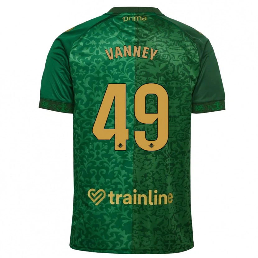 Danxen Pánské Dylan Vanney #49 Lesní Zelená Tmavě Zlatohnědá Daleko Hráčské Dresy 2026/27 Dres