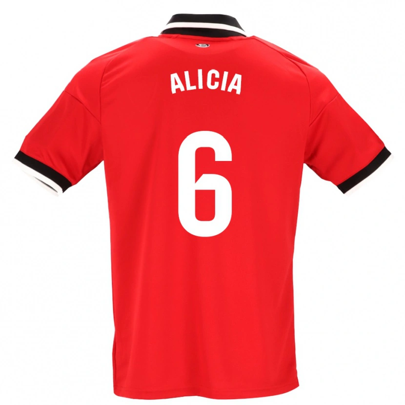 Danxen Pánské Alicia Redondo #6 Černá Bílá Červená Daleko Hráčské Dresy 2026/27 Dres