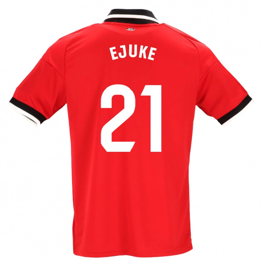 Danxen Pánské Chidera Ejuke #21 Černá Bílá Červená Daleko Hráčské Dresy 2026/27 Dres