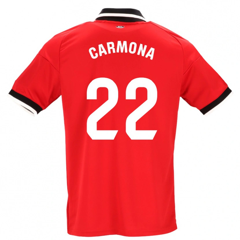 Danxen Pánské José Ángel Carmona #22 Černá Bílá Červená Daleko Hráčské Dresy 2026/27 Dres