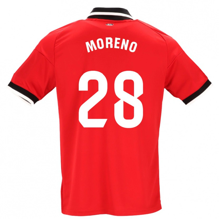 Danxen Pánské Fernando Moreno #28 Černá Bílá Červená Daleko Hráčské Dresy 2026/27 Dres