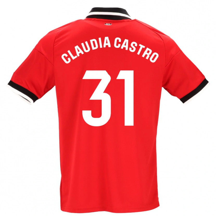 Danxen Pánské Claudia Castro Romero #31 Černá Bílá Červená Daleko Hráčské Dresy 2026/27 Dres