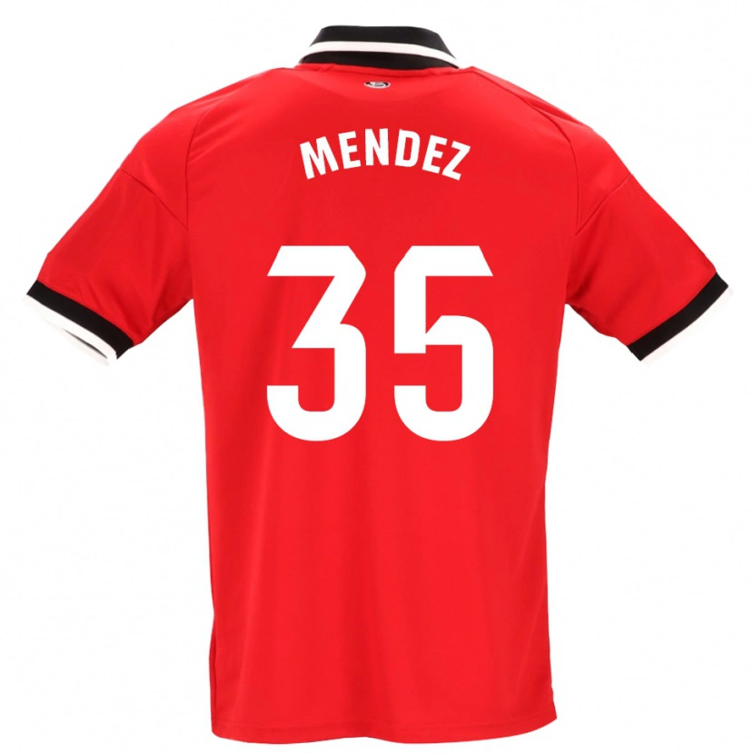 Danxen Pánské Tomás Méndez #35 Černá Bílá Červená Daleko Hráčské Dresy 2026/27 Dres