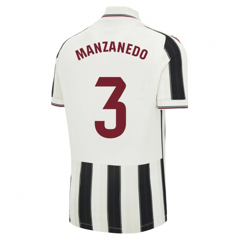 Danxen Pánské Aitor Manzanedo #3 Černá Bílá Červená Daleko Hráčské Dresy 2026/27 Dres