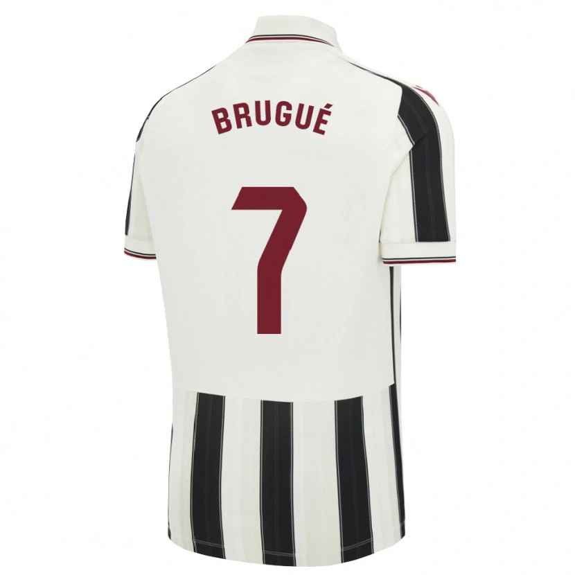 Danxen Pánské Roger Brugué #7 Černá Bílá Červená Daleko Hráčské Dresy 2026/27 Dres