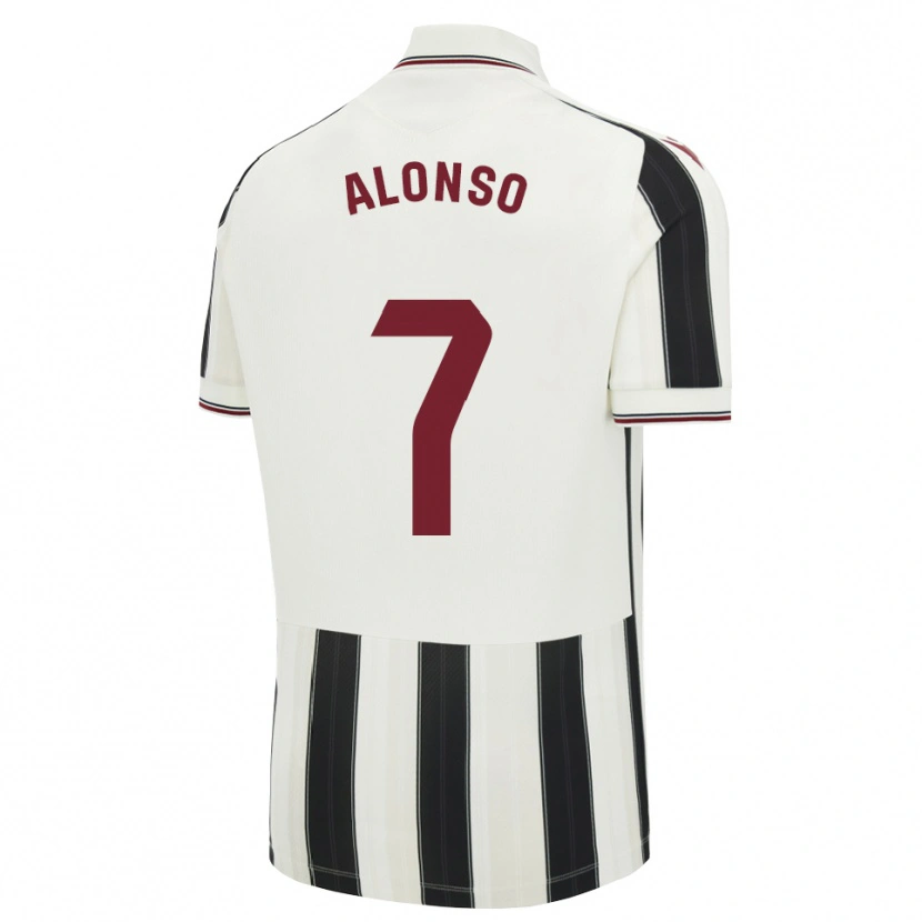 Danxen Pánské Javi Alonso #7 Černá Bílá Červená Daleko Hráčské Dresy 2026/27 Dres